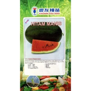 Benih Watermelon Hitam Manis S108 F-1 Hybrid Known-You - ( 20g )