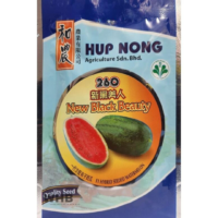 Benih Tembikai Merah 260 New Black Beauty F1 Hybrid Seeded Watermelon Hup-Nong - ( 20g )