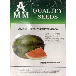 Benih Tembikai Merah ( AMM ) AM1011 Seedless Watermelon - ( 20g & 200g )