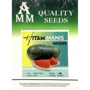 Benih Tembikai Merah Hitam Manis ( AMM ) AM1299 - ( 20g )