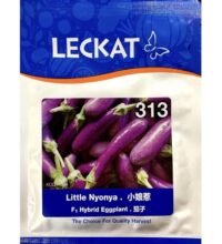 Benih Terung Mini Little Nyonya 313 F1 Hybrid Eggplant Leckat - ( 10g )