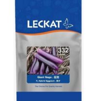 Benih Terung Panjang Giant Naga 332 F1 Hybrid Eggplant Leckat - ( 10g )